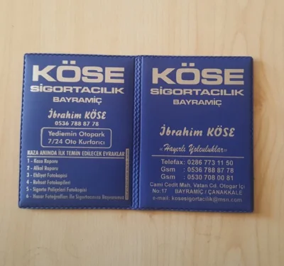 Standart Ruhsat Kabı